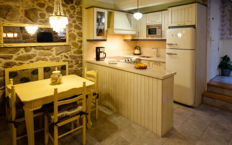 Kitchen and dining table